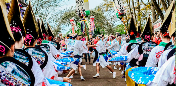 Imagem do Festival Tanabata, em Ribeirão Preto.