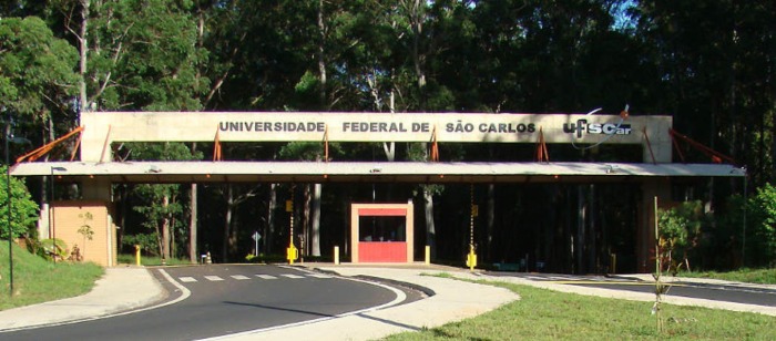 Portal da UFSCar, em São Carlos