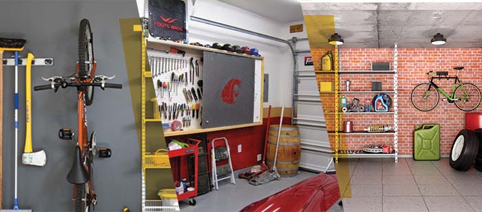 Garagens bem organizadas