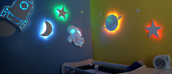 Iluminação de quarto infantil